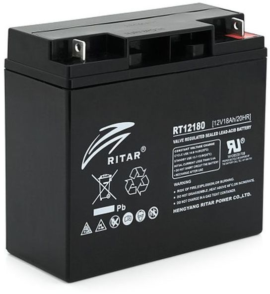 Аккумуляторна батарея Ritar 12V 18.0 Ah (RT12180BL5) фото1