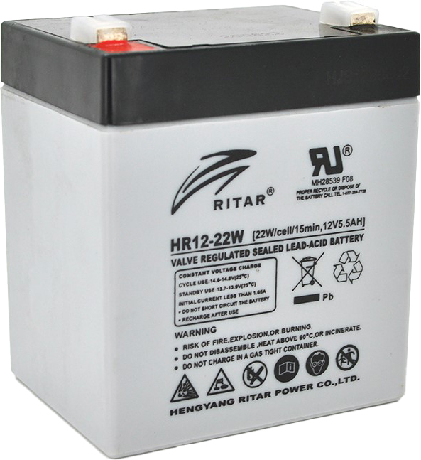 Аккумуляторная батарея Ritar 12V-5.0 Ah (HR1222W) фото1