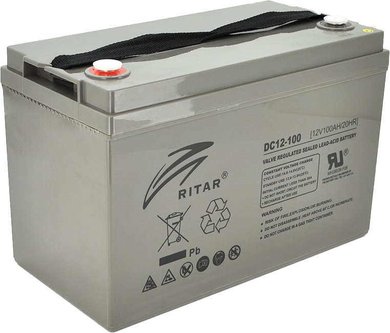 Аккумуляторная батарея Ritar AGM 12V-100 Ah (DC12-100) фото1
