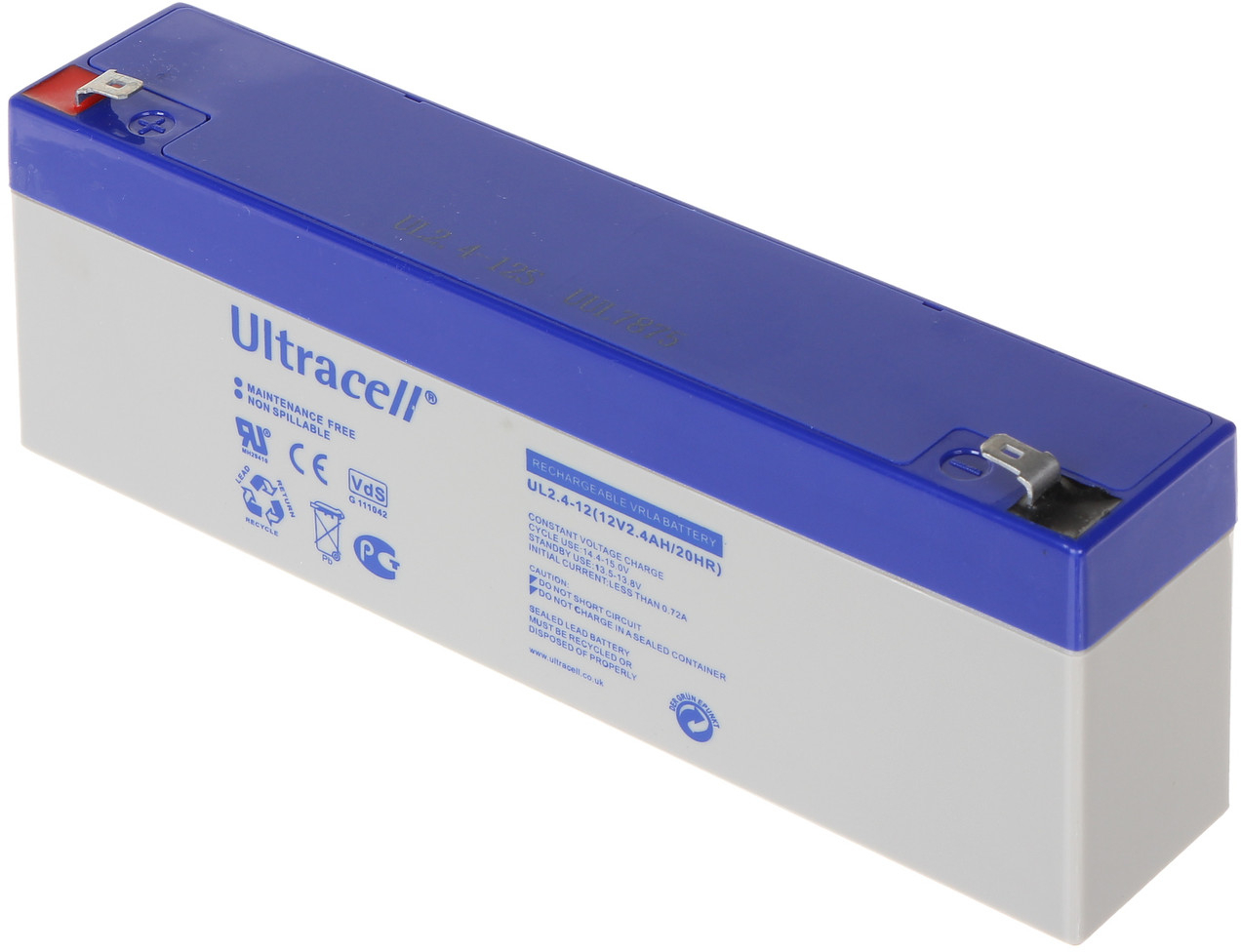 Аккумуляторная батарея Ultracell 12V-2.4 Ah AGM (UL2.4-12) фото1
