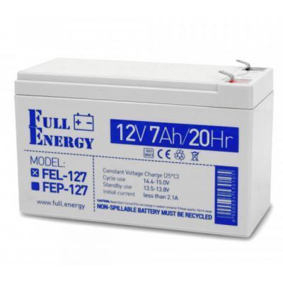 Аккумуляторна батарея Full Energy 12В 7 Ah (FEL-127) фото1