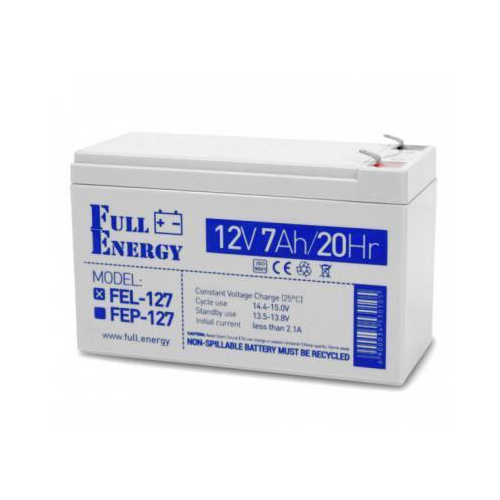 Аккумуляторная батарея Full Energy 12В 7 Ah (FEL-127)