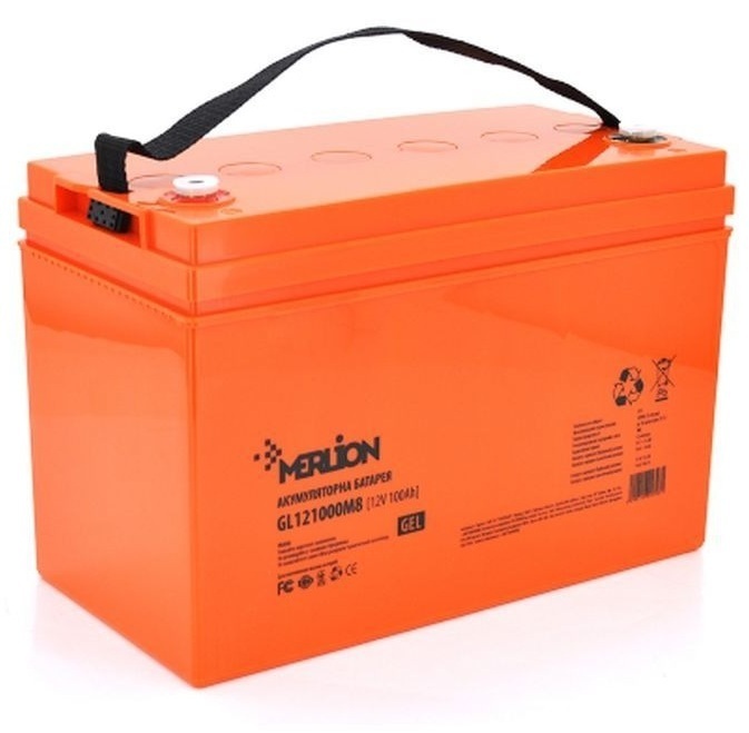 Аккумуляторна батарея Merlion 12V-100 Ah GEL (GL121000M8 GEL) фото1