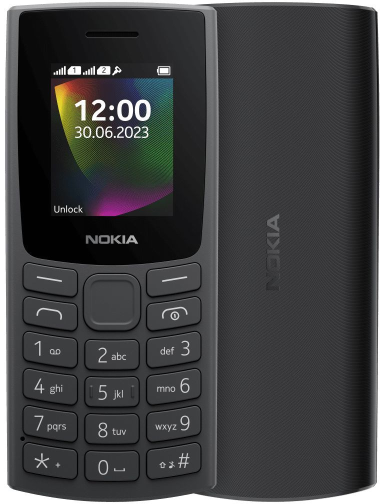 Мобильный телефон Nokia 106 DS 2023 Charcoal (1GF019BPA2C01) фото1