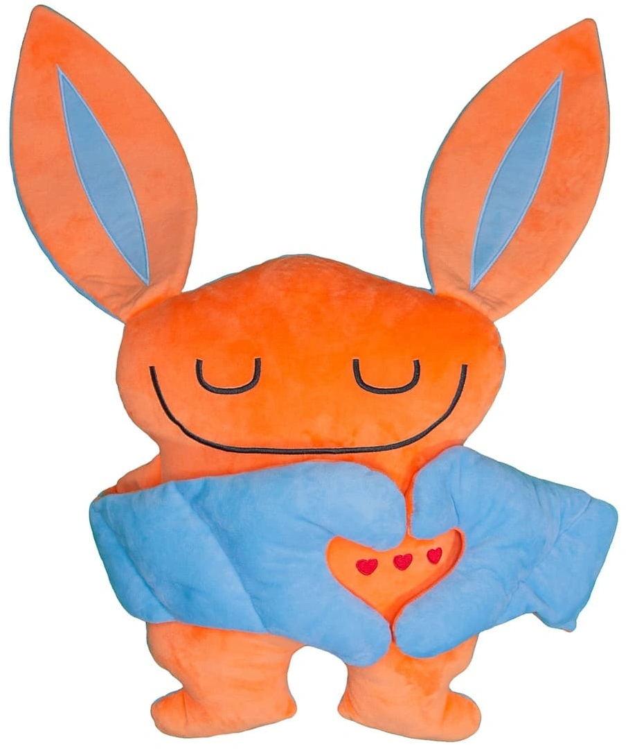 Мягкая игрушка-обнимашка Bumpas Zeek, orange/blue (15677) фото1