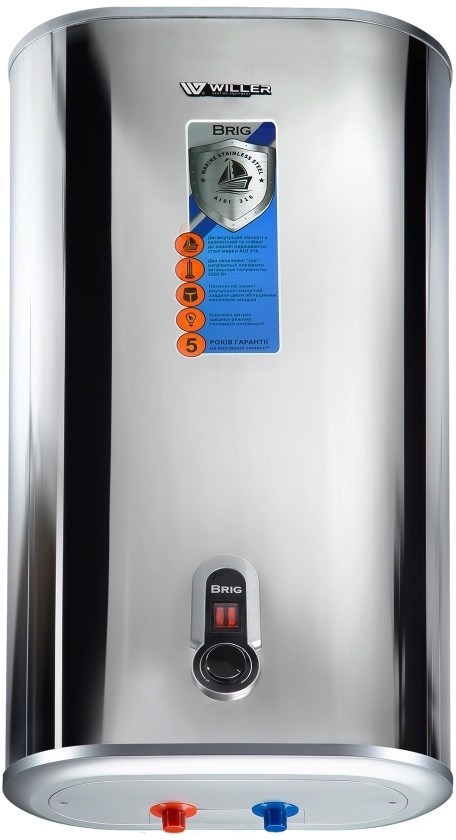 Бойлер Willer IV50DR серія Brig Mirror фото1