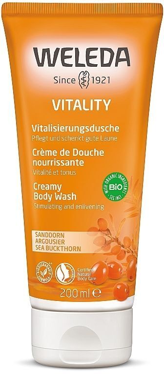 Гель для душа Weleda Sea Buckthorn Creamy Body Wash 200 мл (7611916124518) фото1