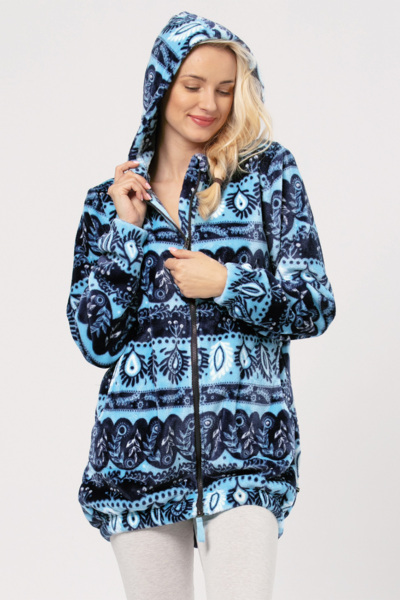 Кофта флисовая женский Key Night&Day LHB 894 B24 S/M голубой/синий фото