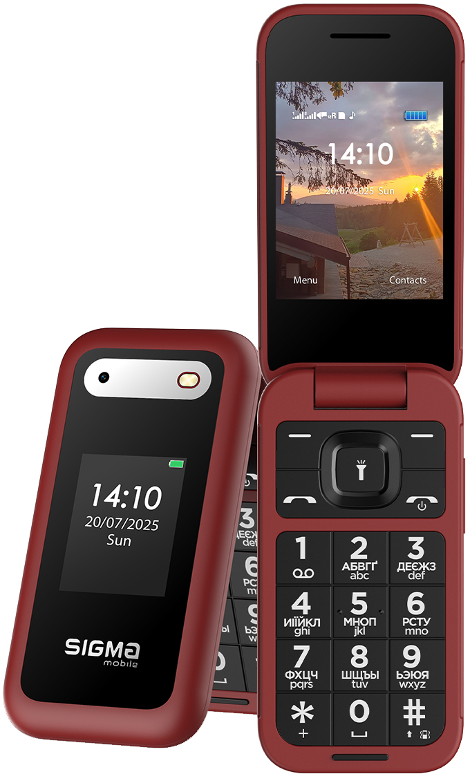 Мобильный телефон Sigma X-style 281 Clik Red (4827798151426) фото1