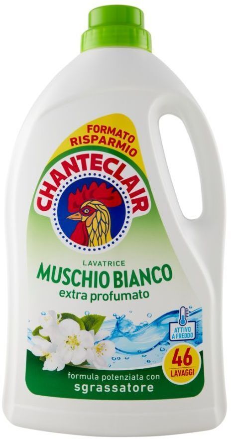 Гель для стирки ChanteClair Muschio Bianco Белый мускус 2.07 л (8015194532598) фото1
