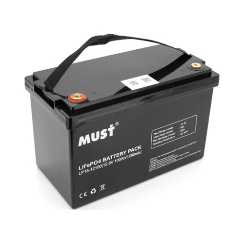 Аккумуляторная батарея Must LiFePo4 12.8V - 100Ah (LP15-12100)