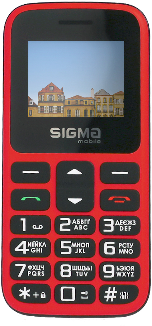 Мобильный телефон Sigma Comfort 50 HIT2020 Red (4827798120958) фото1