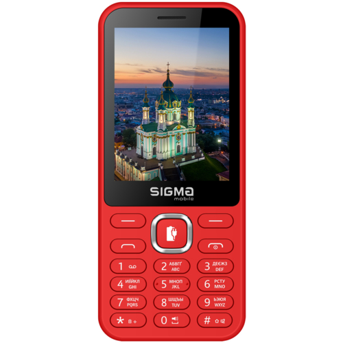 Мобильный телефон Sigma X-style 31 Power Type-C Red (4827798855058)