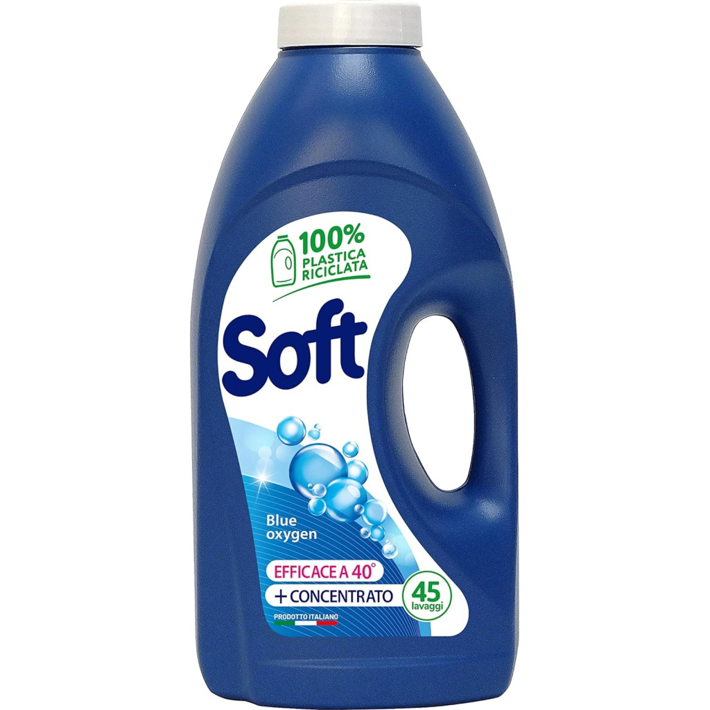 Гель для прання Soft Blue Oxygen З активним киснем 2.25 л (8003640020058) фото1