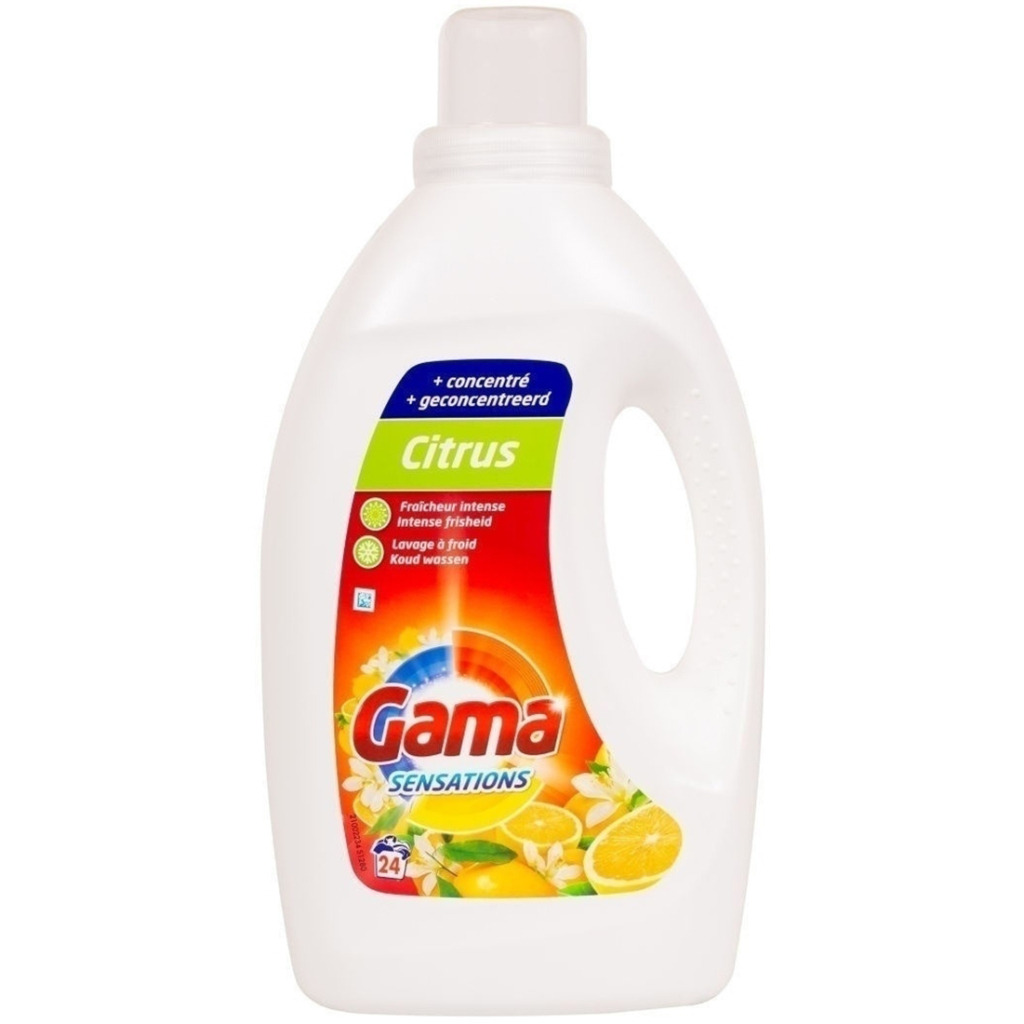 Гель для прання Gama Sensations Citrus 1.2 л (8435495815808) фото1