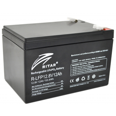 Акумуляторна батарея Ritar LiFePo4 R-LFP 12.8V 12Ah фото1