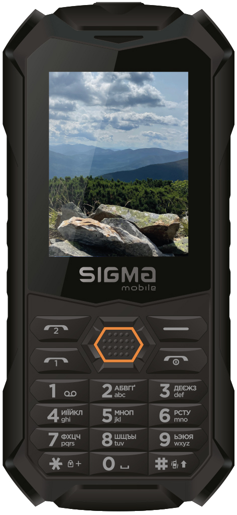 Мобильный телефон Sigma X-treme PV68 Black Orange (4827798738221) фото1