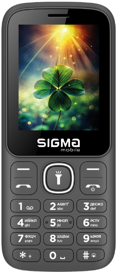 Мобильный телефон Sigma X-style 242 Lucky Grey (4827798792926) фото1