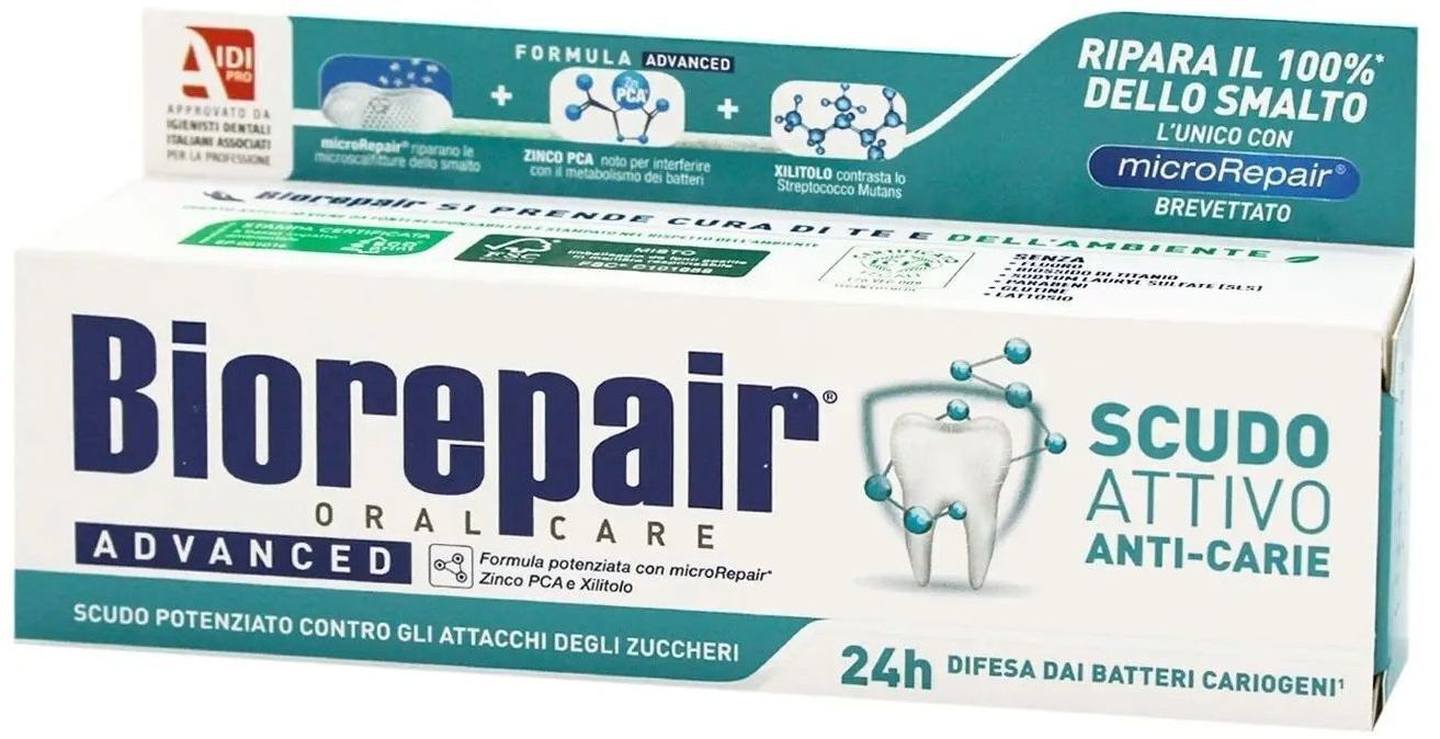Зубная паста Biorepair Pro Совершенная защита 75 мл (8017331064078/8017331097151)