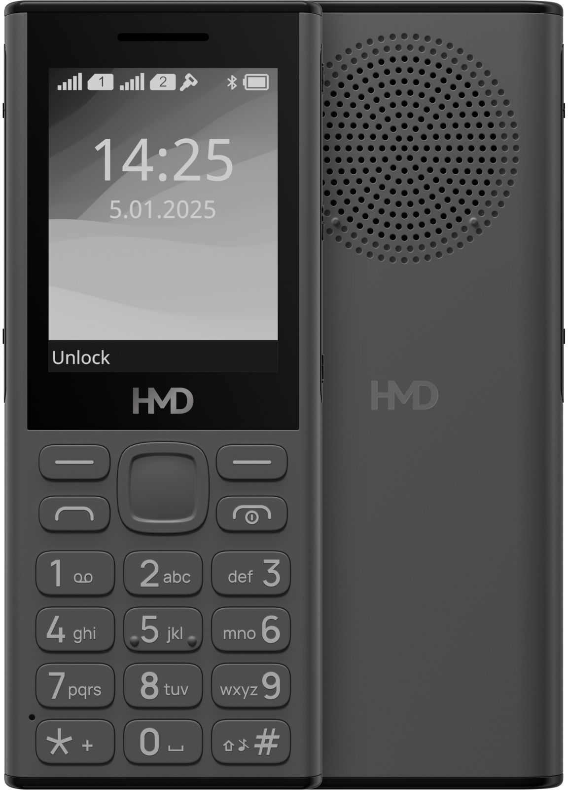 Мобильный телефон HMD 130 Music Dark Grey фото1