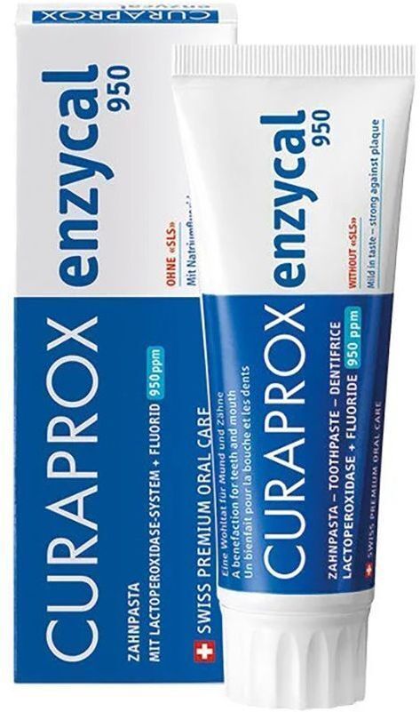 Зубна паста Curaprox Enzycal 950 Ферментна 75 мл (7612412422436) фото1