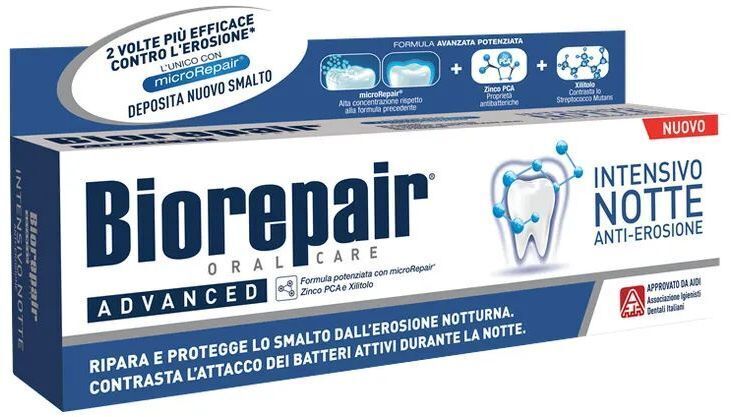 Зубна паста Biorepair Інтенсивне нічне відновлення 75 мл (8017331064092/8017331097168) фото1