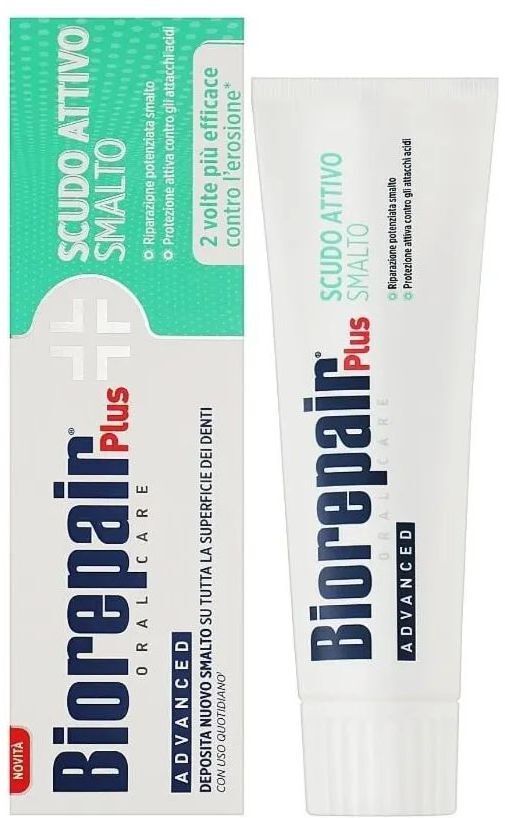 Зубна паста Biorepair Plus Екстра досконалий захист 75 мл (8017331091142) фото1