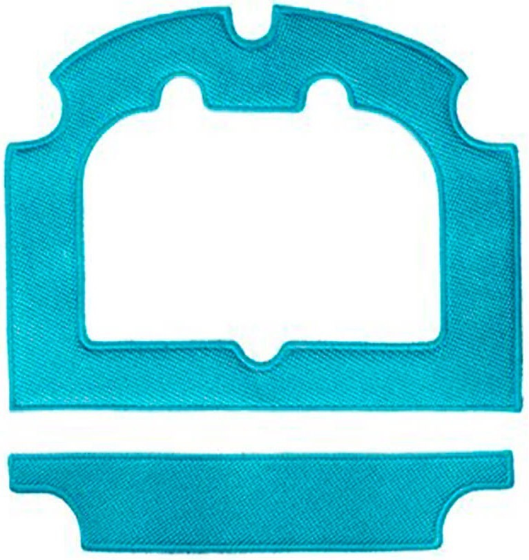 Сменная микрофибра для работы мойщика окон Cecotec Conga WinDroid 970/980 CCTC-05099 фото1