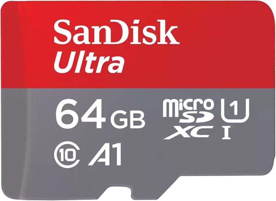 Карта памяти SanDisk Ultra 64GB microSDHC UHS-I Card A1 Class 10 (SDSQUA4-064G-GN6MN) фото1