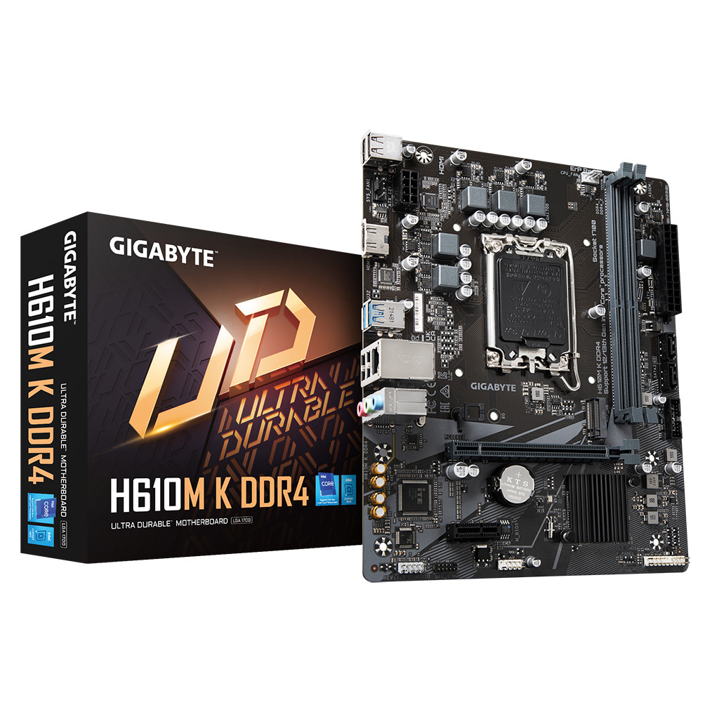 Материнская плата GIGABYTE H610M K DDR4 (H610M_K_DDR4) фото1
