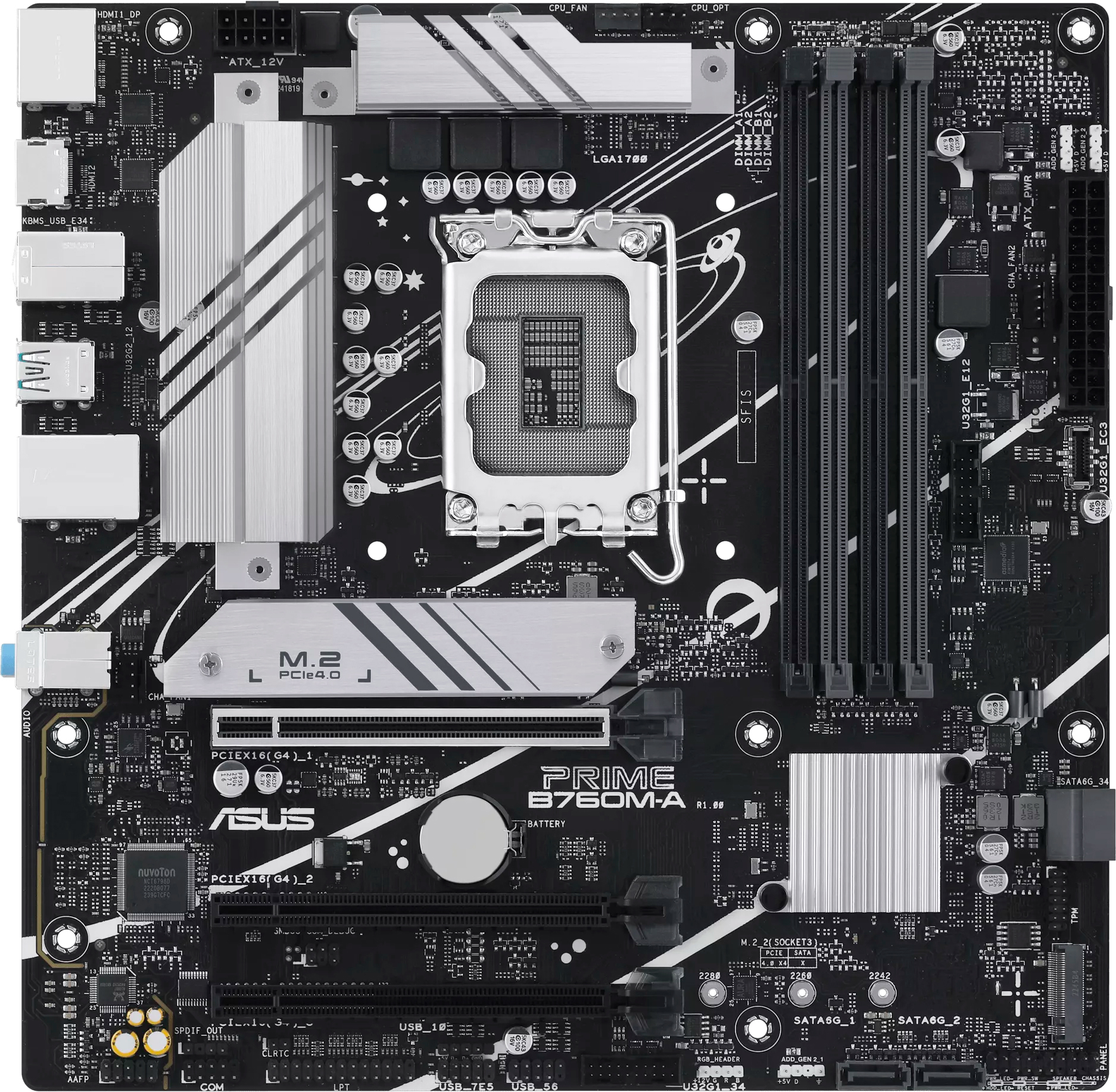Материнська плата ASUS PRIME B760M-A CSM (PRIME_B760M-A_CSM) фото1