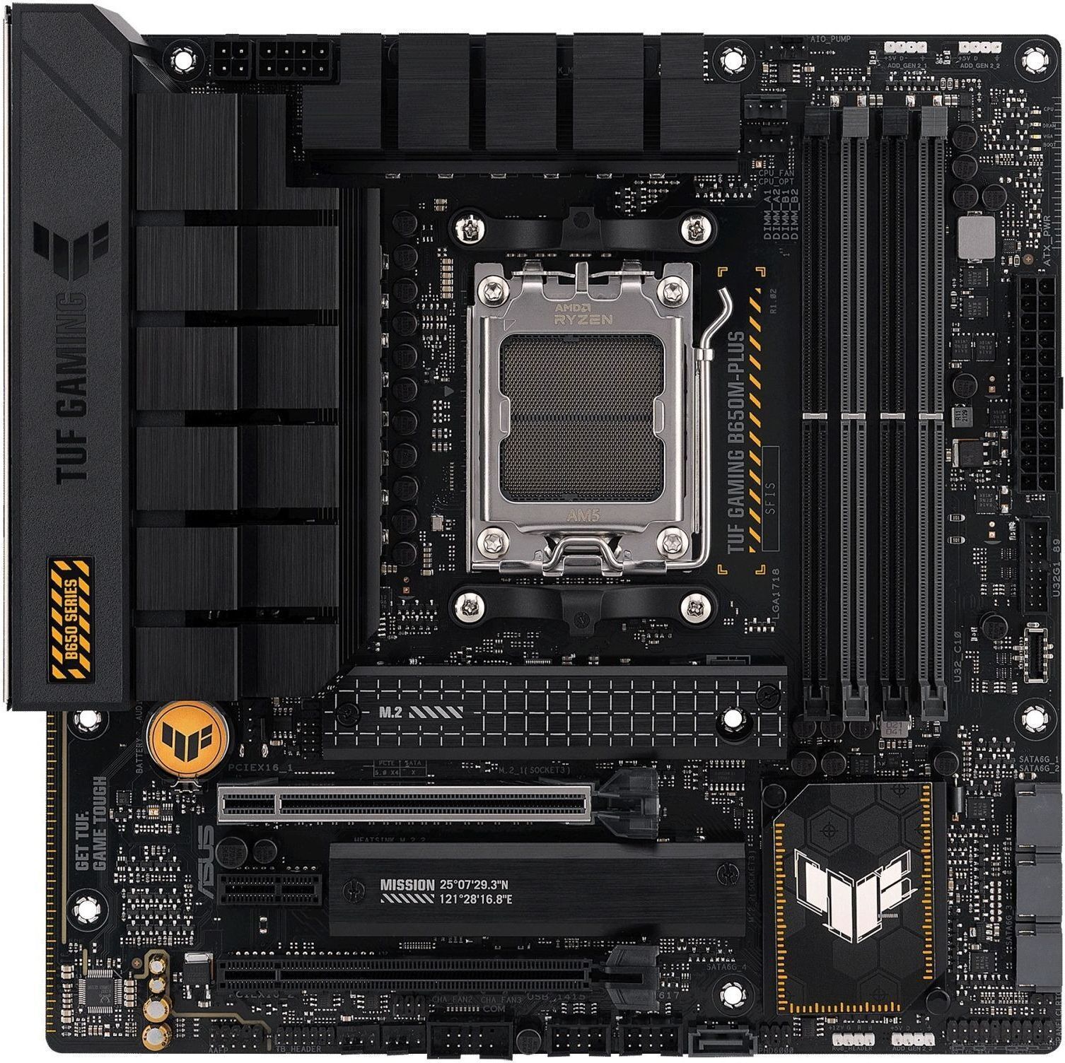 Материнская плата ASUS TUF GAMING B650M-PLUS (TUF_GAMING_B650M-PLUS) фото1