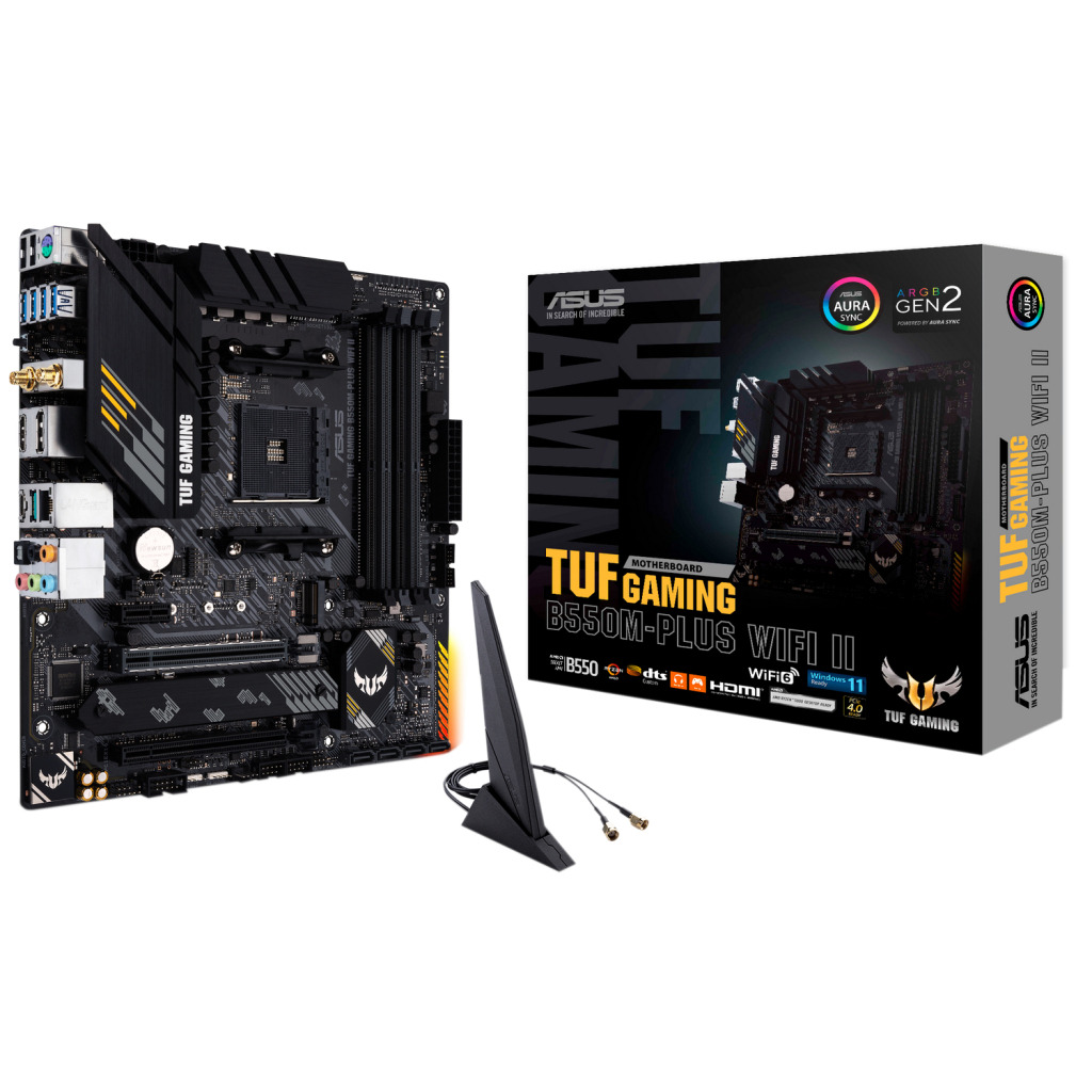 Материнская плата ASUS TUF GAMING B550M-PLUS WIFI II (TUF_GAMING_B550M-PLUS_WIFI) фото1