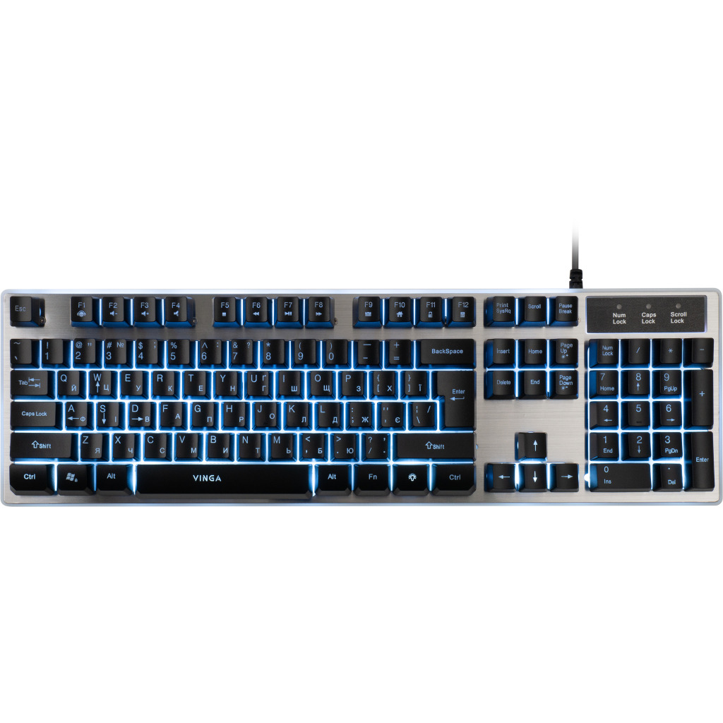 Игровая клавиатура Vinga KBG839 Black (KBG839_Black) фото1