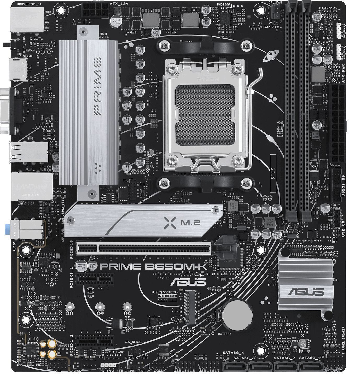 Материнская плата ASUS PRIME B650M-K (PRIME_B650M-K) фото1