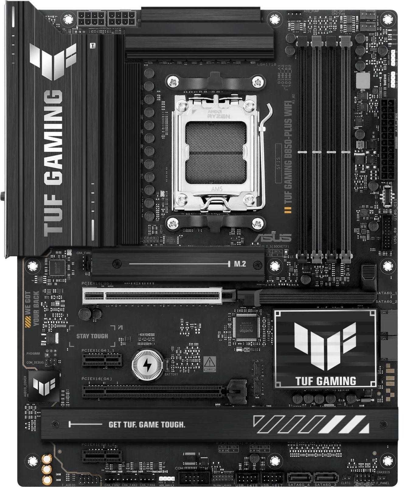 Материнська плата ASUS TUF GAMING B850-PLUS WIFI (TUF_GAMING_B850-PLUS_WIFI) фото1