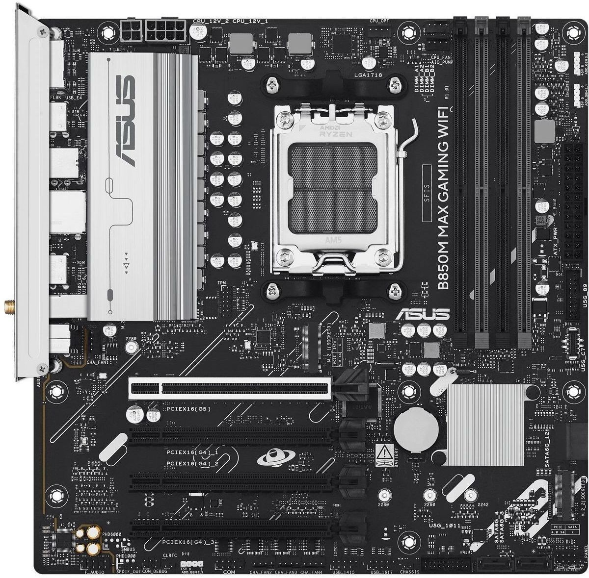 Материнская плата ASUS B850M MAX GAMING WIFI (B850M_MAX_GAMING_WIFI) фото1