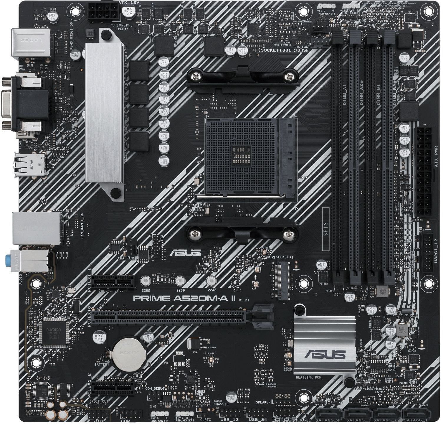Материнська плата ASUS PRIME A520M-A II/CSM (PRIME_A520M-A_II_CSM) фото1