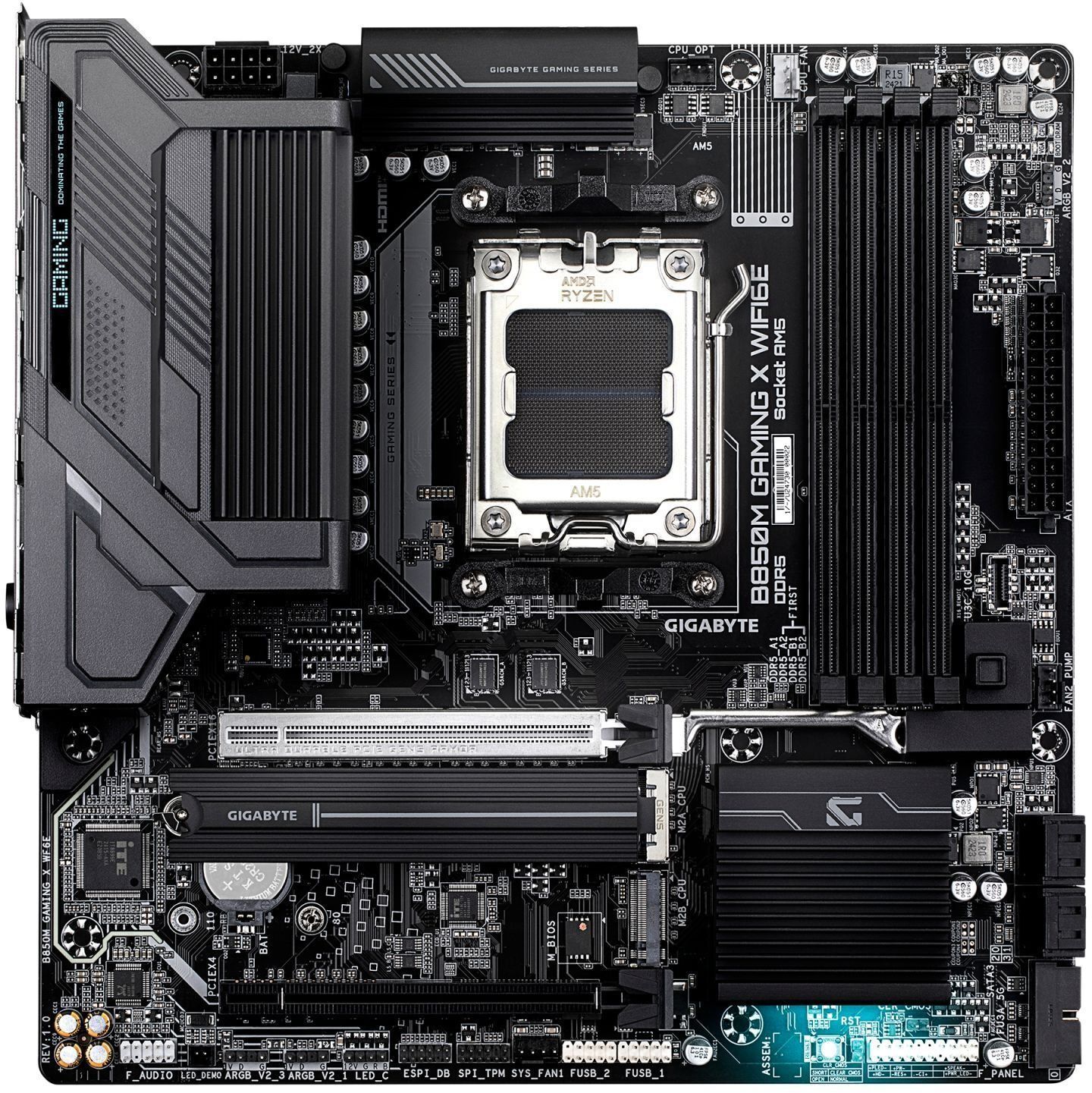 Материнская плата GIGABYTE B850M GAMING X WIFI6E (B850M_GAMING_X_WIFI6E) фото1