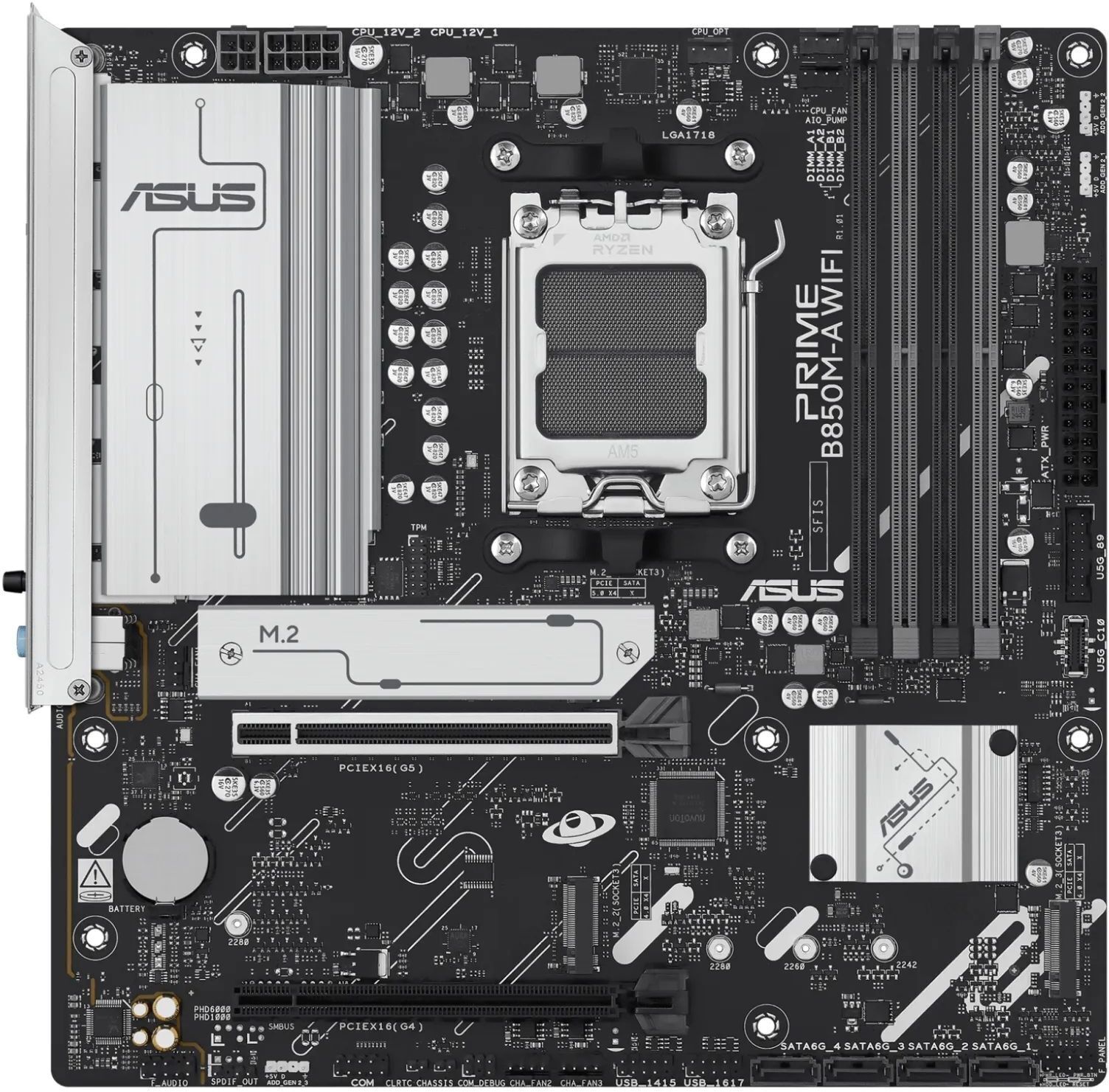 Материнська плата ASUS PRIME B850M-A WIFI (PRIME_B850M-A_WIFI) фото1