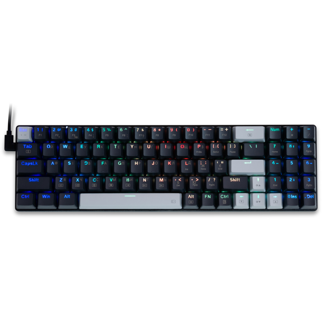 Ігрова клавіатура Thunderobot K78B RGB Brown Switch USB UA Black (6932066308681) фото1