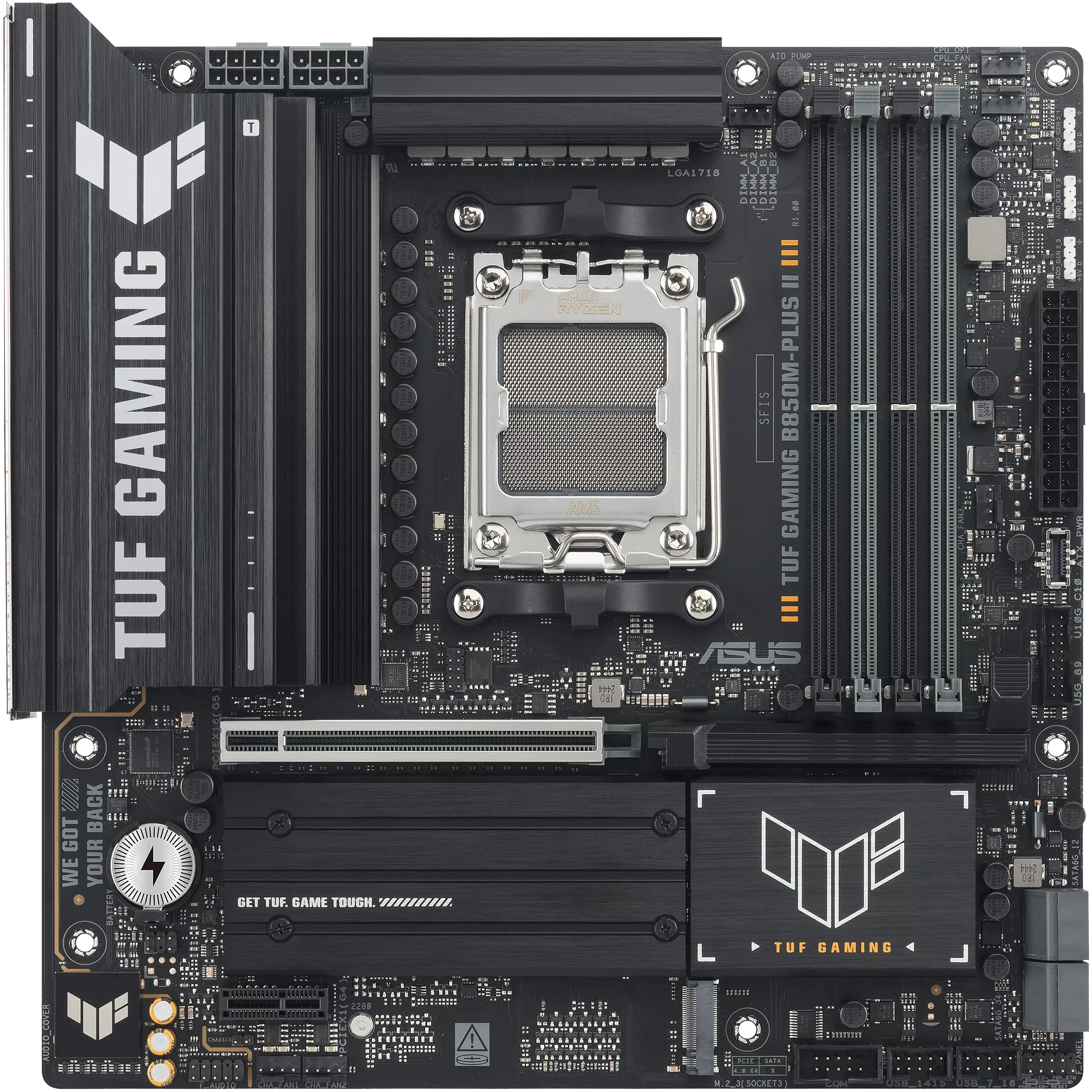 Материнская плата ASUS TUF GAMING B850M-PLUS II (TUF_GAMING_B850M-PLUS_II) фото1