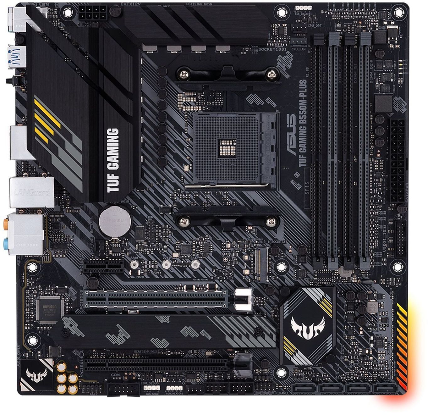 Материнська плата ASUS TUF GAMING B550M-PLUS (TUF_GAMING_B550M-PLUS) фото1