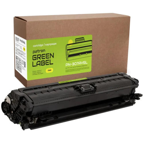Картридж лазерный Patron HP 307A (CE742A) yellow Green Label (PN-307AYGL)