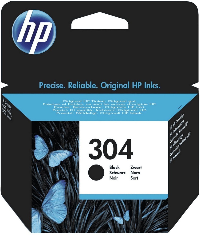 Картридж струйный HP DJ No.304 black (N9K06AE) фото1