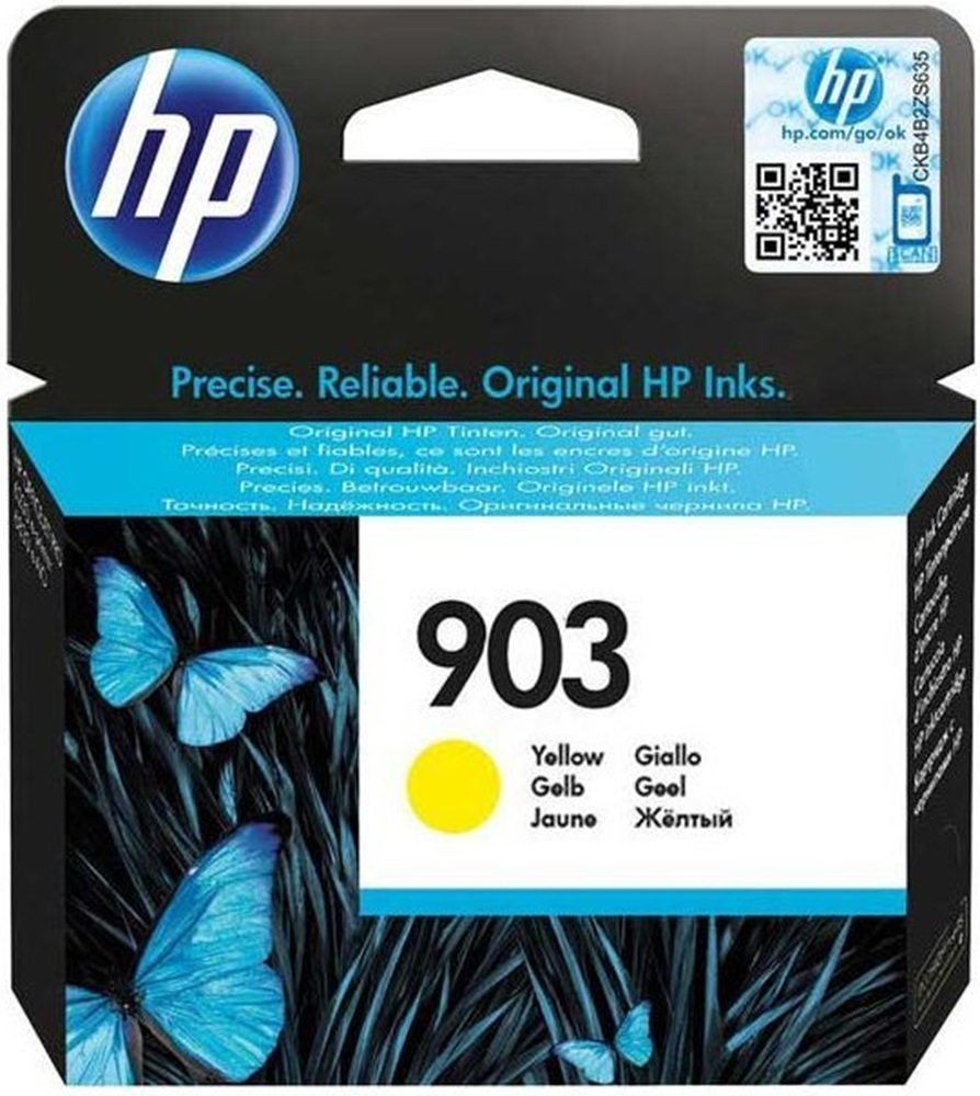 Картридж струменевий HP DJ No.903 Yellow, OfficeJet 6950/6960/6970 (T6L95AE) фото1
