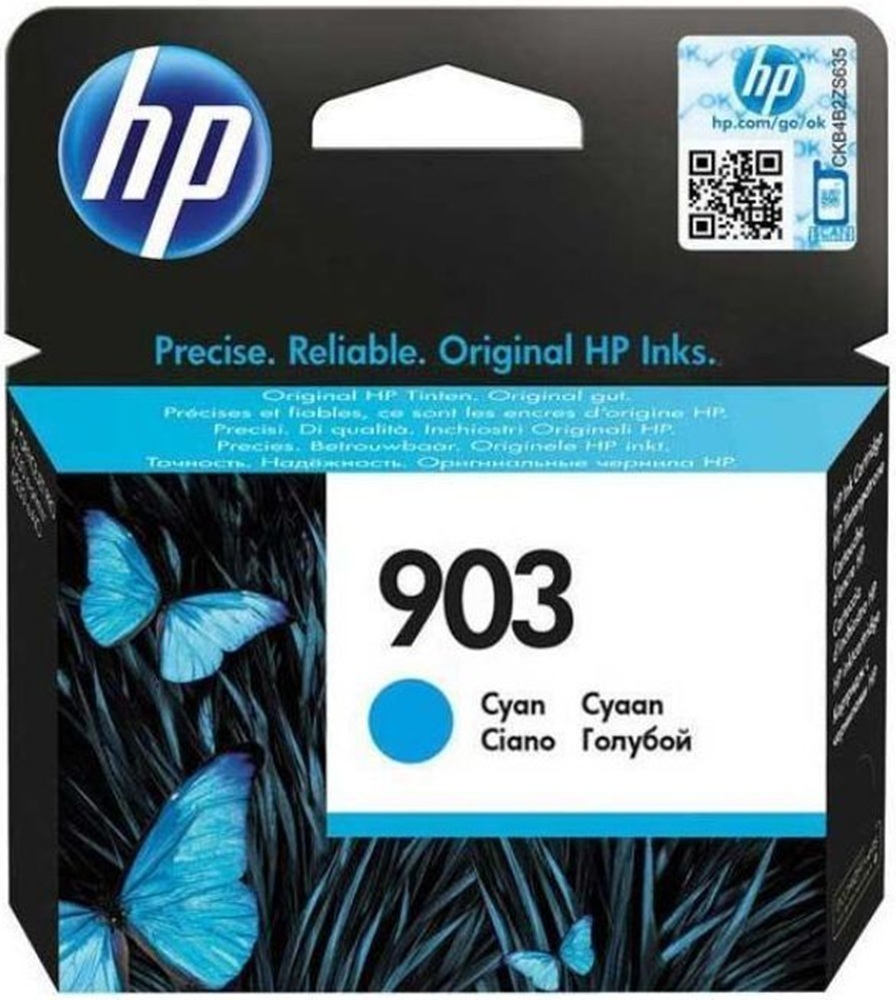 Картридж струменевий HP DJ No.903 Cyan, OfficeJet 6950/6960/6970 (T6L87AE) фото1