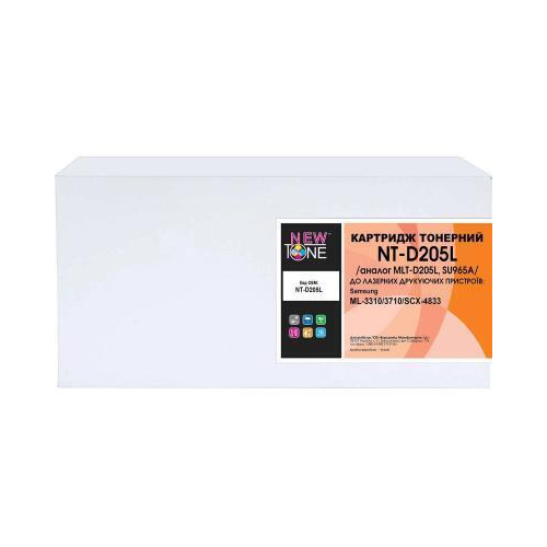 Картридж лазерный NewTone Samsung ML-3310/3710/SCX-4833, MLT-D205L/SU965A Black (NT-D205L)