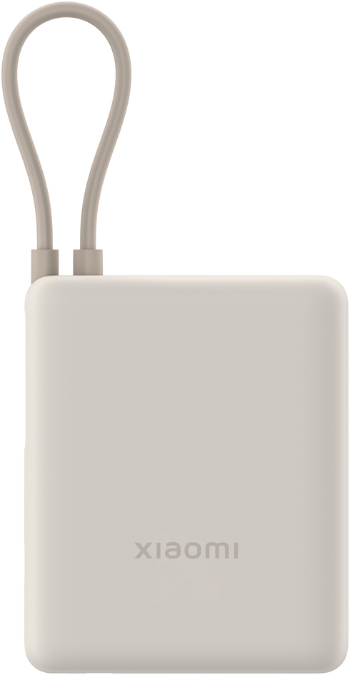 Павербанк Xiaomi 10000mAh 33W IntegrateCable бежевий фото1