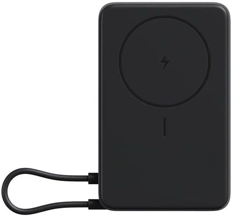 Павербанк Xiaomi Magnetic&Wireless 10000mAh 15W чорний фото1